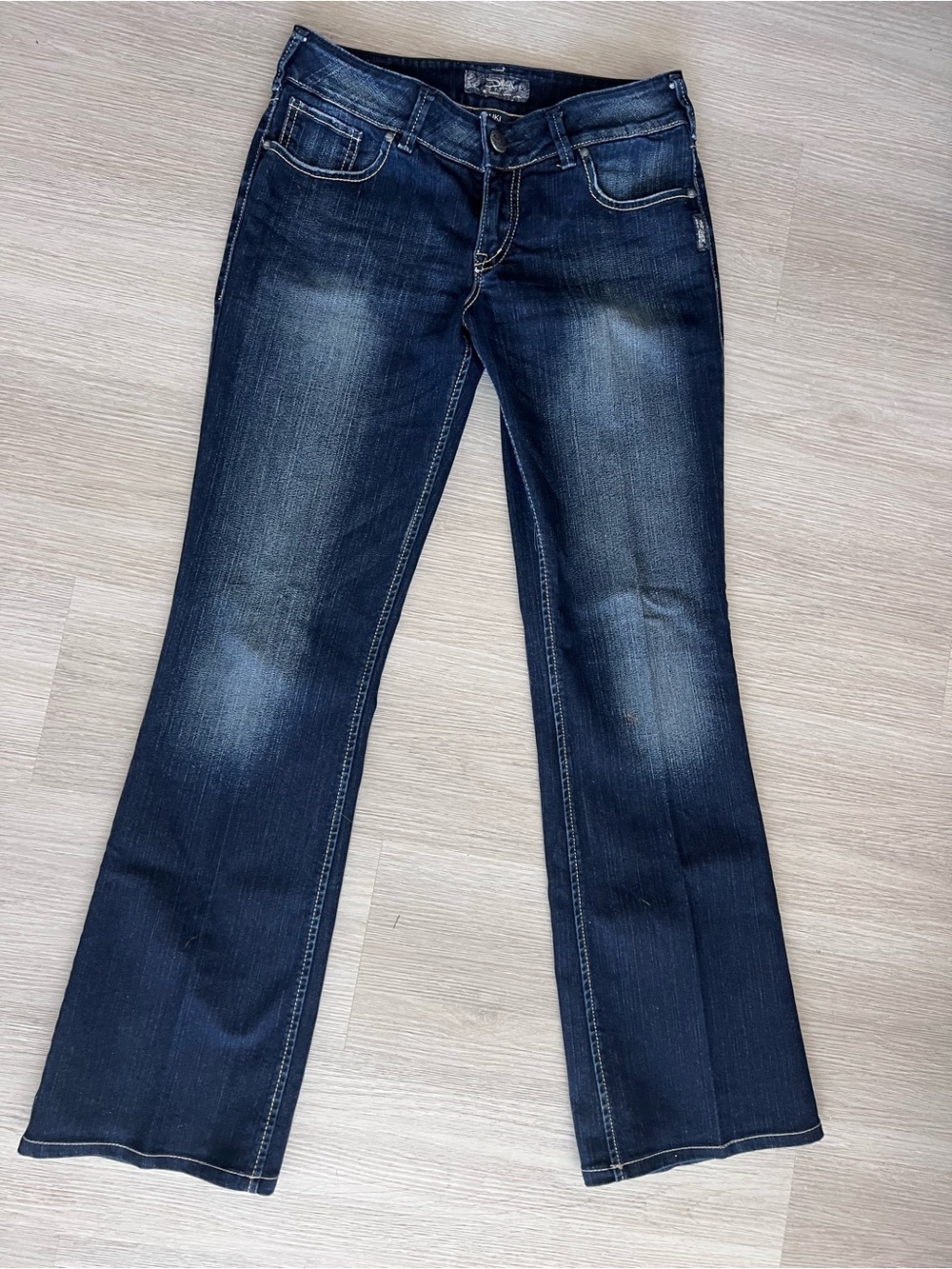 True Y2K Silver Jeans
